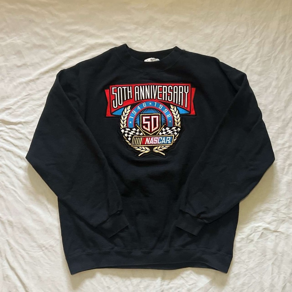 VINTAGE NASCAR 50th ANNIVERSARY CREWNECK
